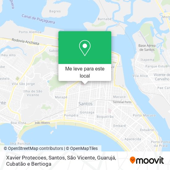 Xavier Protecoes mapa