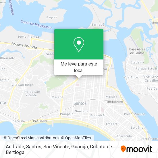 Andrade mapa