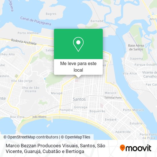 Marco Bezzan Producoes Visuais mapa