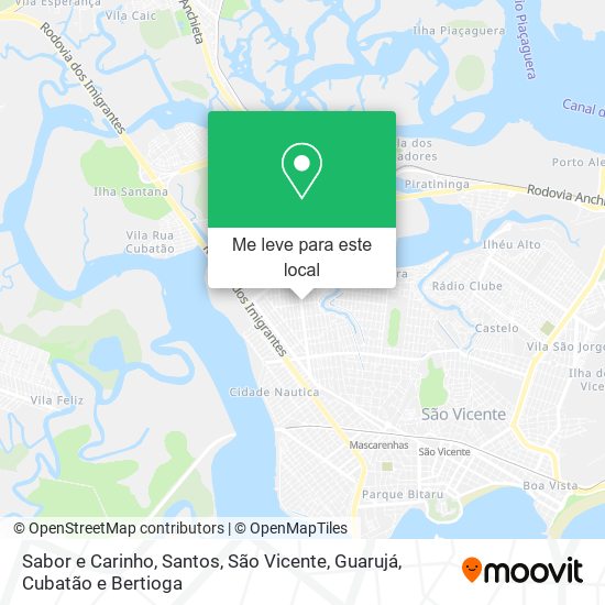Sabor e Carinho mapa