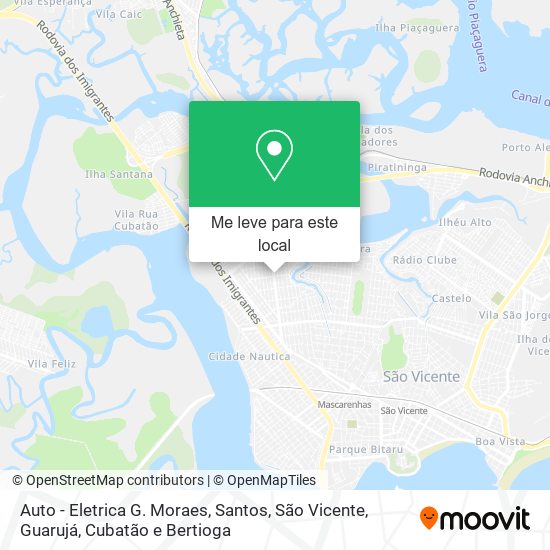 Auto - Eletrica G. Moraes mapa