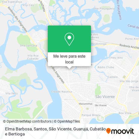 Elma Barbosa mapa