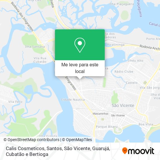 Calis Cosmeticos mapa