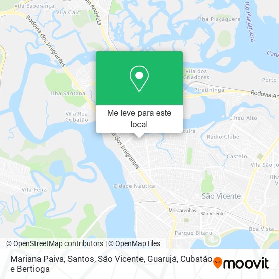 Mariana Paiva mapa