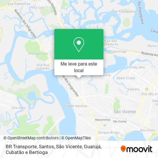 BR Transporte mapa