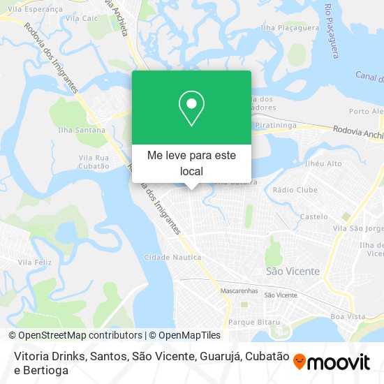 Vitoria Drinks mapa