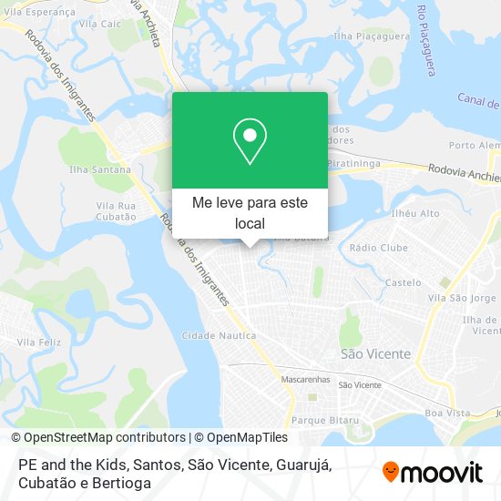 PE and the Kids mapa
