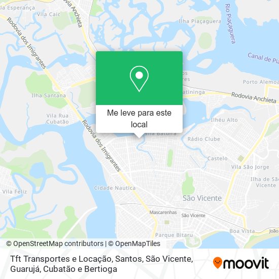 Tft Transportes e Locação mapa