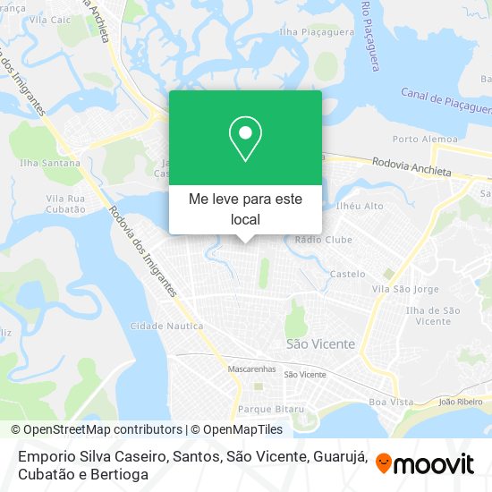 Emporio Silva Caseiro mapa