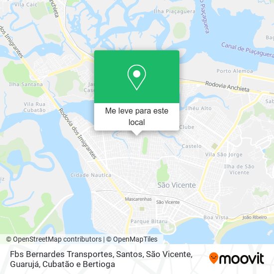 Fbs Bernardes Transportes mapa