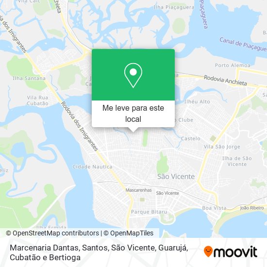 Marcenaria Dantas mapa