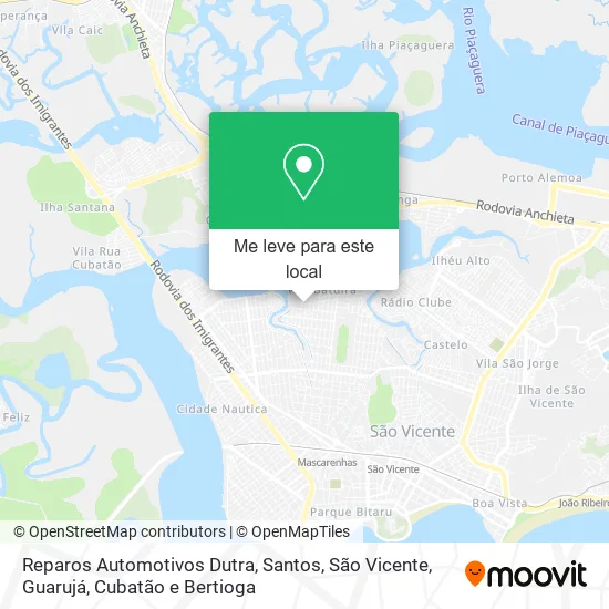 Reparos Automotivos Dutra mapa