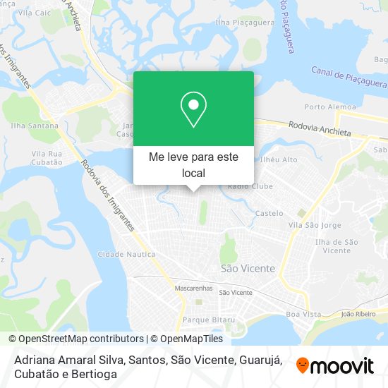 Adriana Amaral Silva mapa