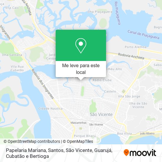 Papelaria Mariana mapa