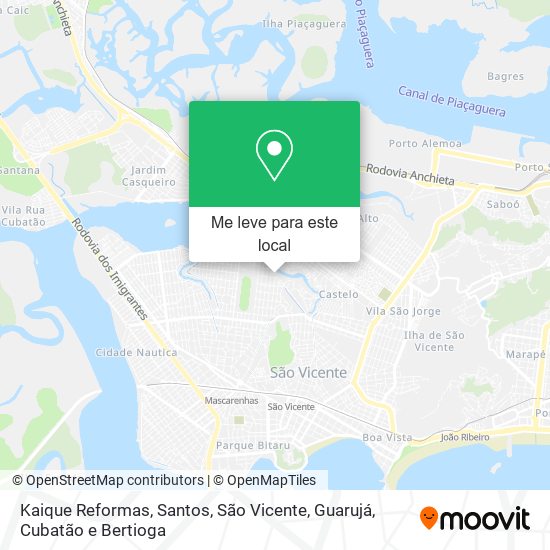Kaique Reformas mapa