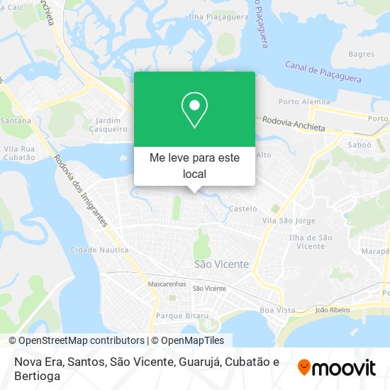 Nova Era mapa