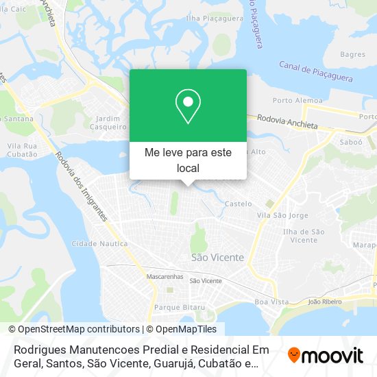 Rodrigues Manutencoes Predial e Residencial Em Geral mapa