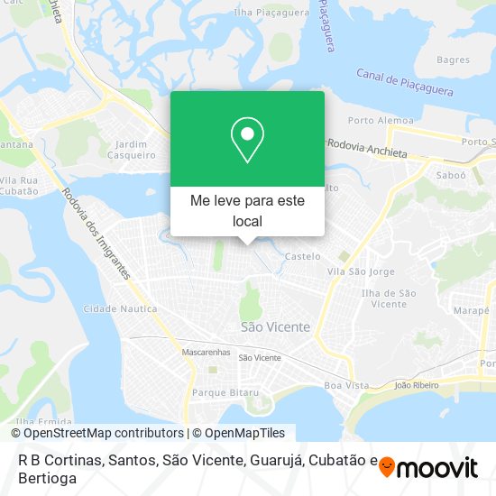 R B Cortinas mapa