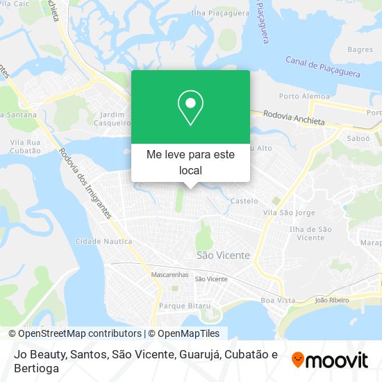 Jo Beauty mapa