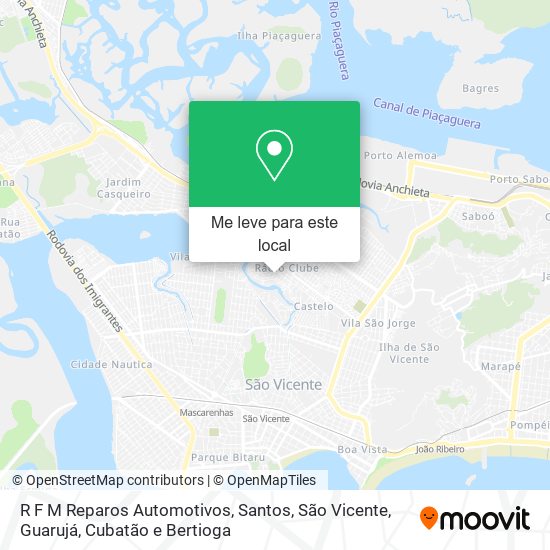 R F M Reparos Automotivos mapa