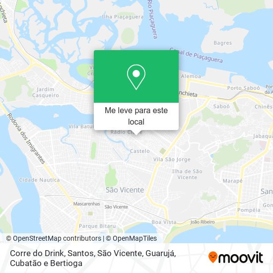 Corre do Drink mapa