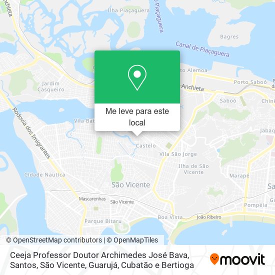 Ceeja Professor Doutor Archimedes José Bava mapa