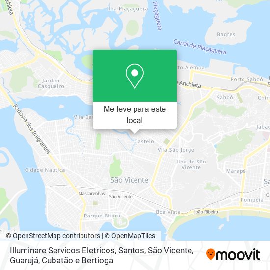 Illuminare Servicos Eletricos mapa
