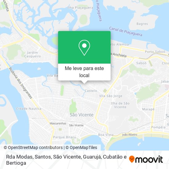 Rda Modas mapa