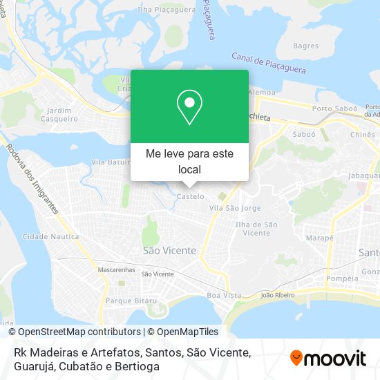 Rk Madeiras e Artefatos mapa