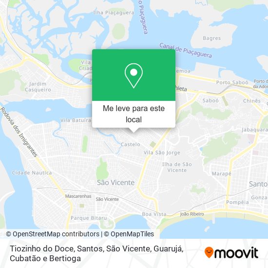 Tiozinho do Doce mapa