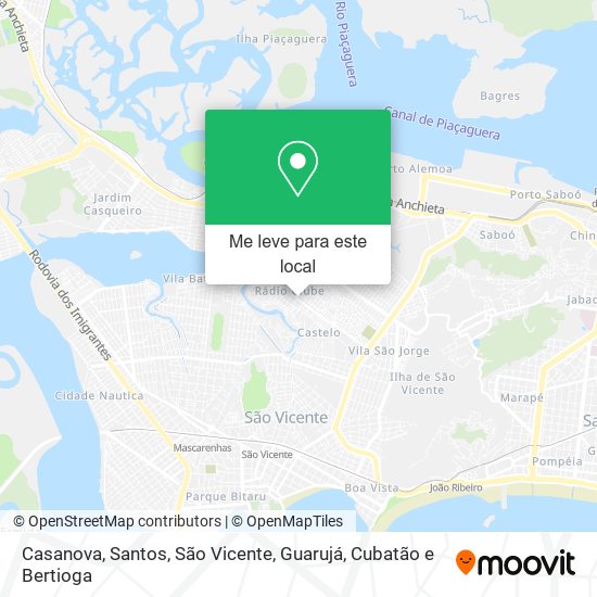 Casanova mapa