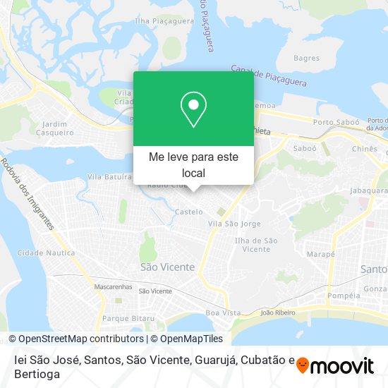 Iei São José mapa