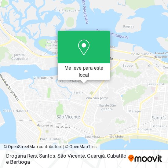 Drogaria Reis mapa