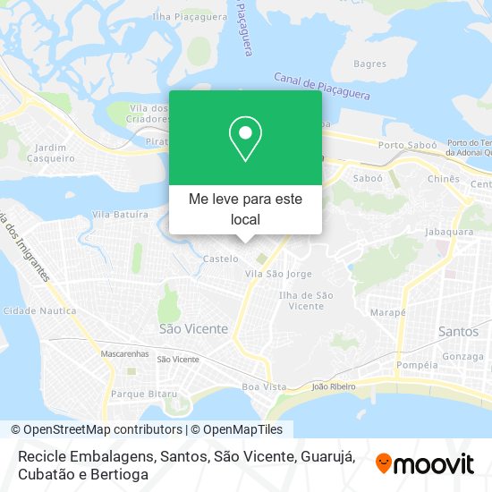 Recicle Embalagens mapa