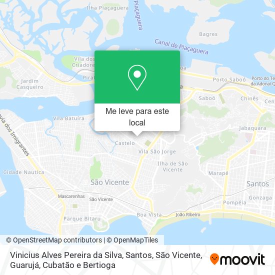 Vinicius Alves Pereira da Silva mapa