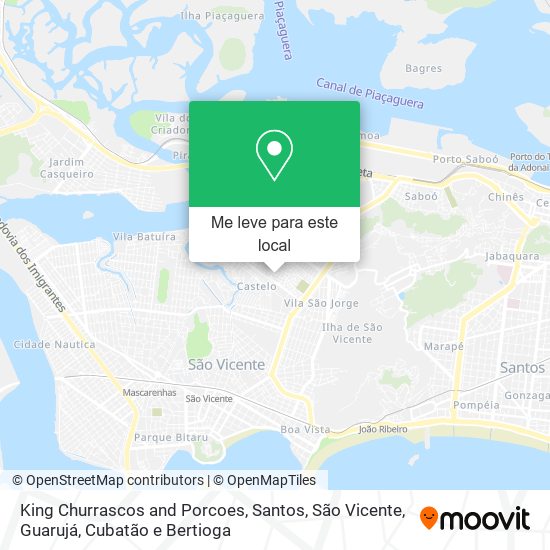 King Churrascos and Porcoes mapa