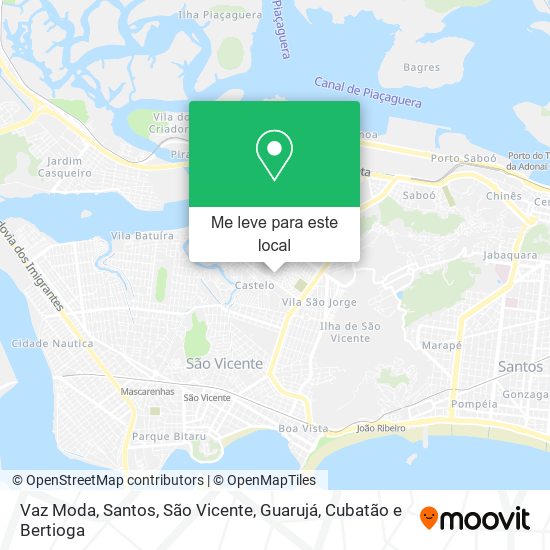 Vaz Moda mapa