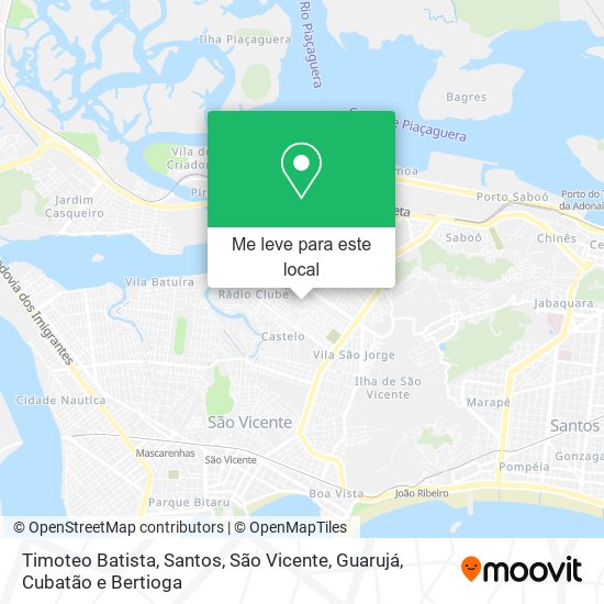 Timoteo Batista mapa