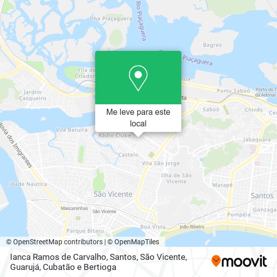 Ianca Ramos de Carvalho mapa