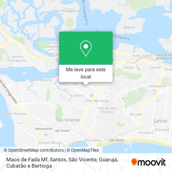 Maos de Fada Mf mapa