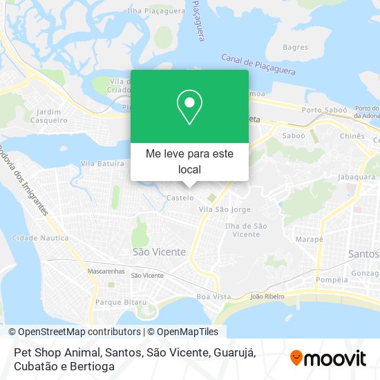 Pet Shop Animal mapa