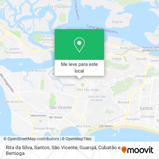 Rita da Silva mapa