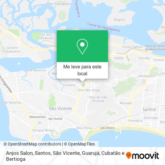 Anjos Salon mapa