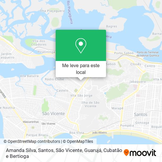 Amanda Silva mapa