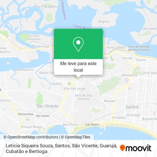 Leticia Siqueira Souza mapa