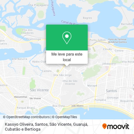 Kassyo Oliveira mapa