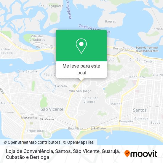 Loja de Conveniência mapa