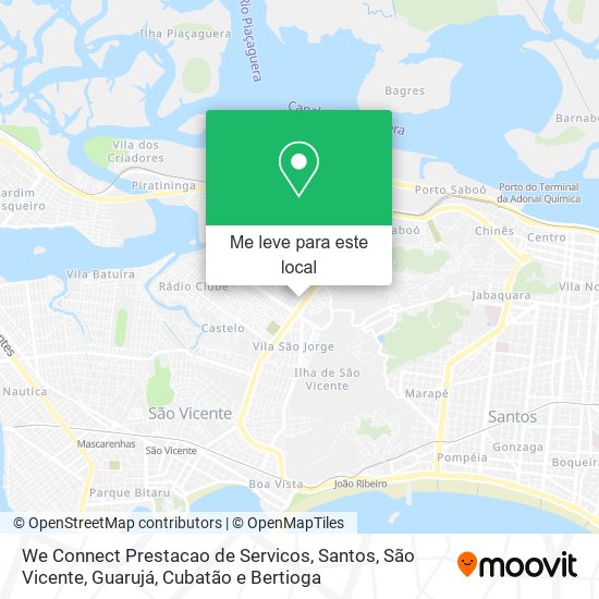 We Connect Prestacao de Servicos mapa