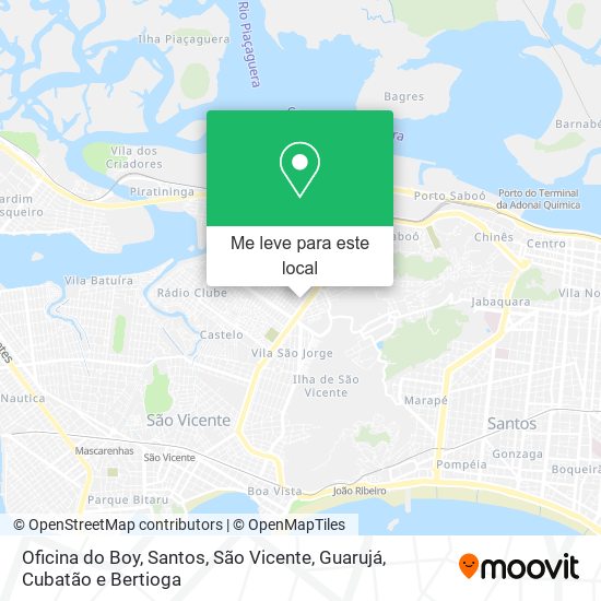 Oficina do Boy mapa