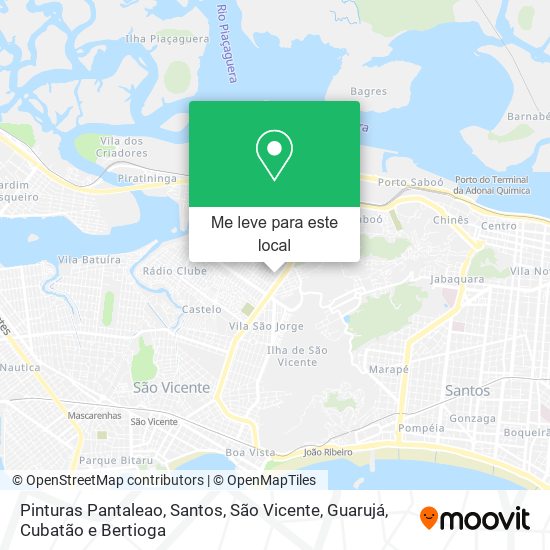 Pinturas Pantaleao mapa